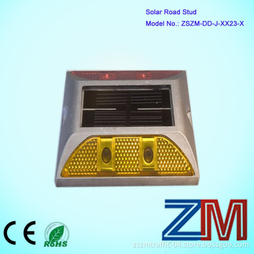 Aluminum Alloy LED Vintage Durable Solar Traffic Road Stud / Road Blinker